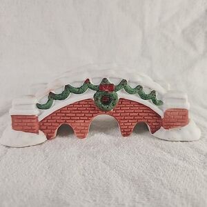 Village Build Bridge Santas Best Christmas In Vermont Red Brick Accessor Vintage